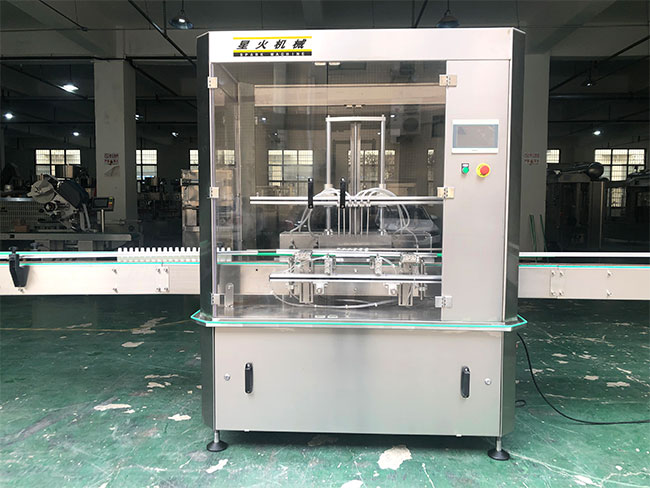 星火口服液小型定量灌裝機(jī)設(shè)備展示